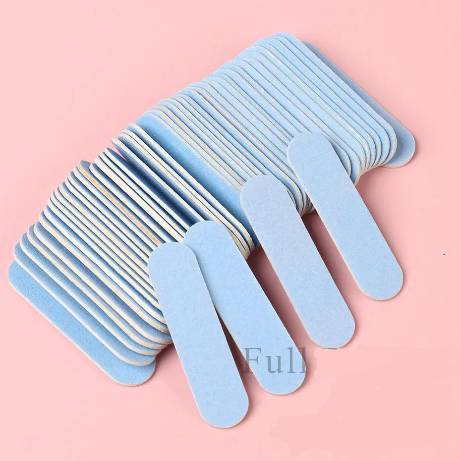 Baby Blue Nail File (100 pieces)