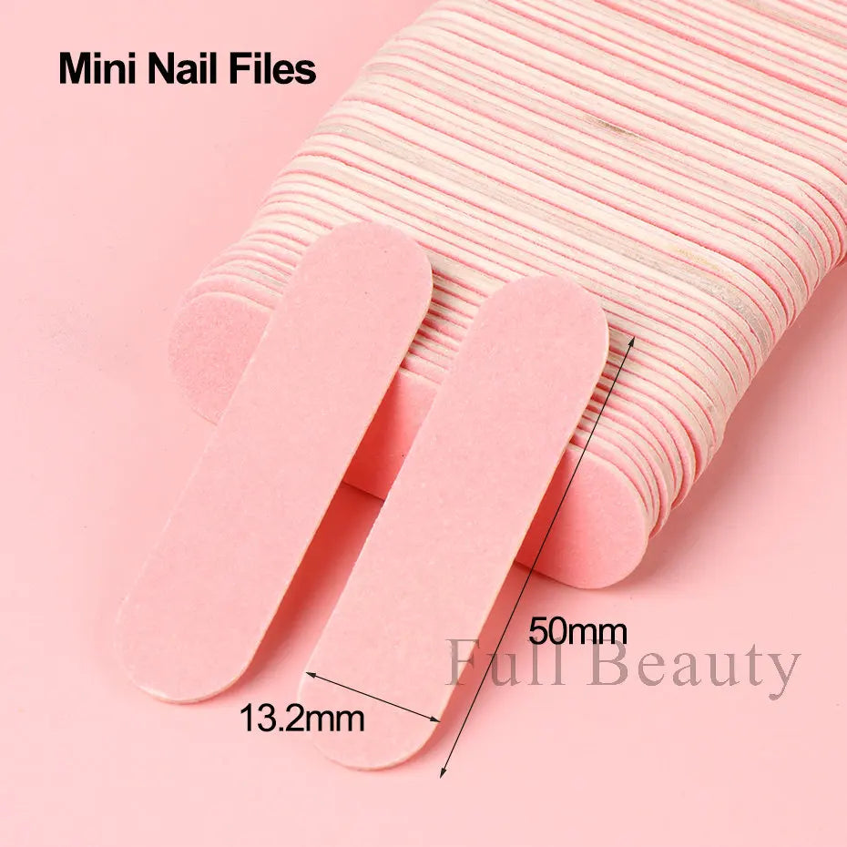 Pink Nail File (100 pieces)