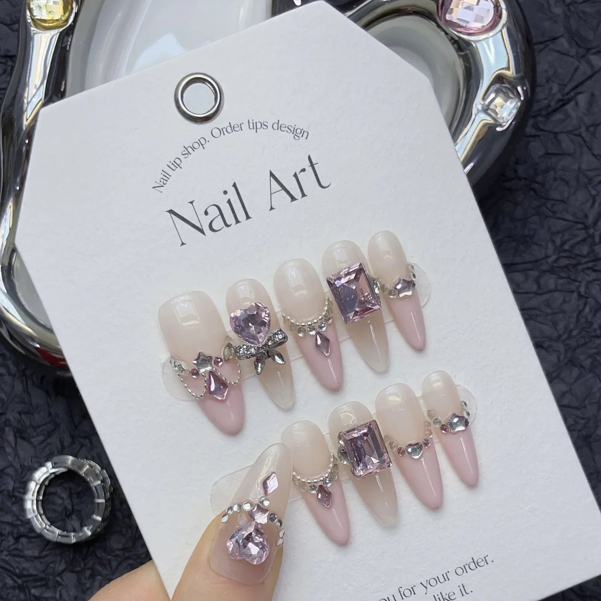 Natural Pink Ballet Crystals